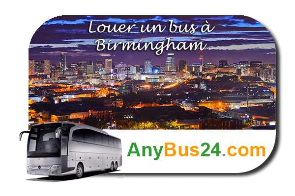 Location d'autobus à Birmingham