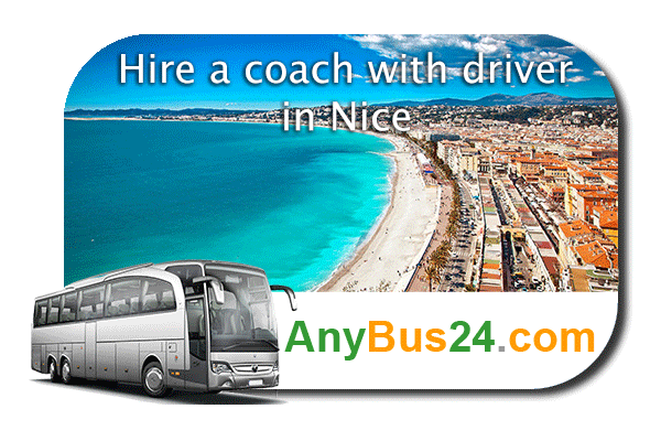 Hire a coach with driver in Nice