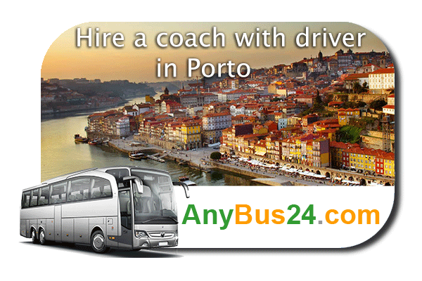 Hire a coach with driver in Porto