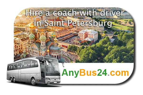 Hire a coach with driver in Saint Petersburg