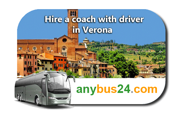 Hire a coach with driver in Verona