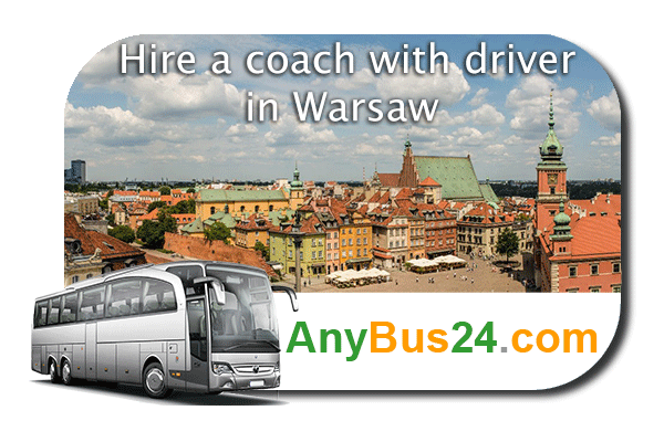 Hire a coach with driver in Warsaw