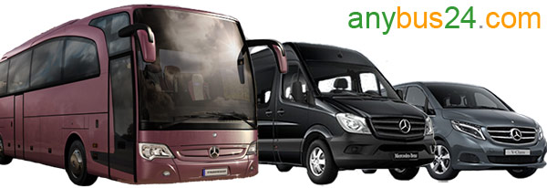 Booking bus and minibus with driver in Ireland with AnyBus24.com