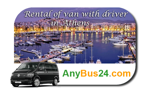 Rental of minibus with driver in Athens