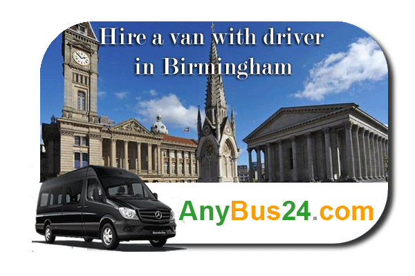 Hire a minibus with driver in Birmingham