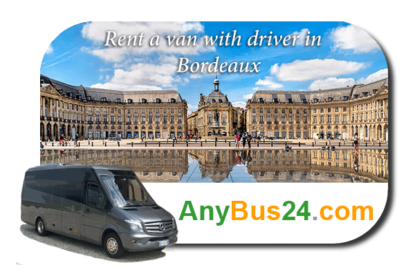 Hire a minibus with driver in Bordeaux