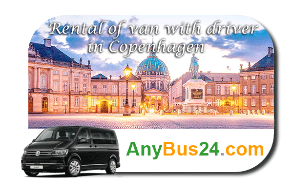 Rental of minibus with driver in Copenhagen