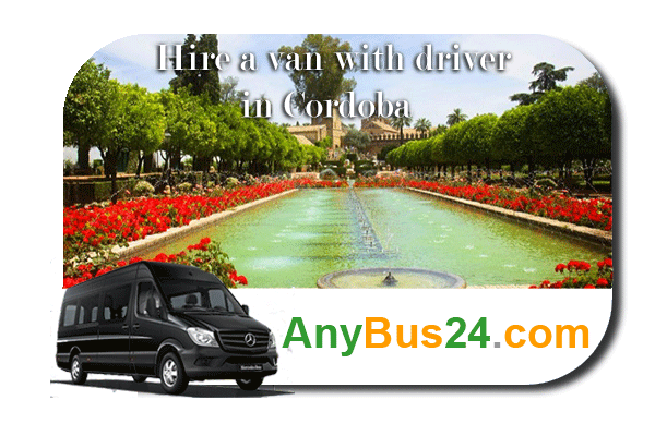 Hire a minibus with driver in Cordoba