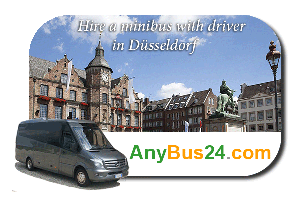 Hire a minibus with driver in Düsseldorf