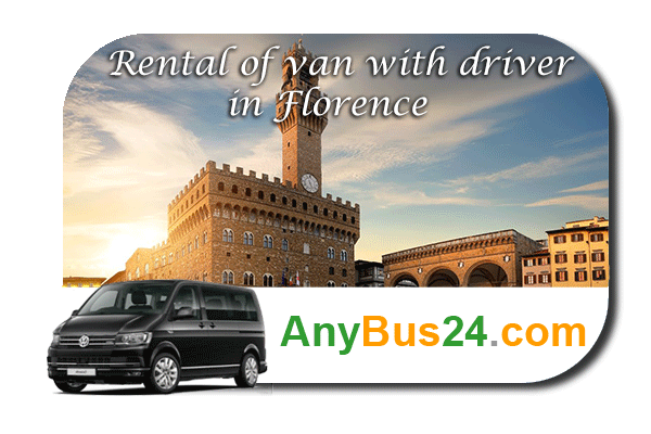 Rental of minibus with driver in Florence