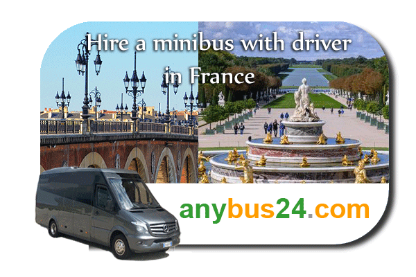 Hire a minibus with driver in France