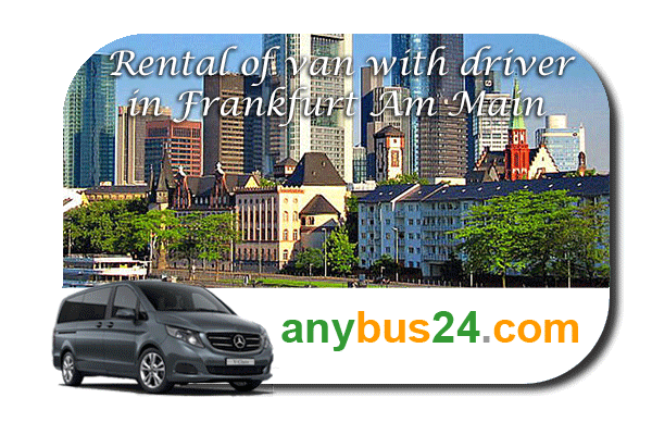 Rental of minibus with driver in Frankfurt