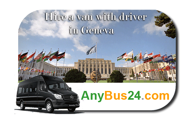 Hire a minibus with driver in Geneva