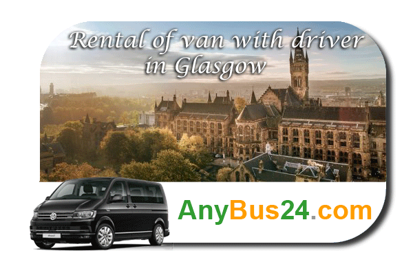 Rental of minibus with driver in Glasgow