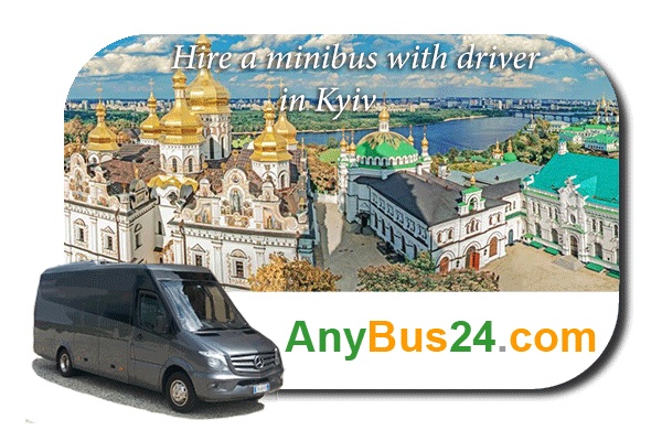 Hire a minibus with driver in Kiev