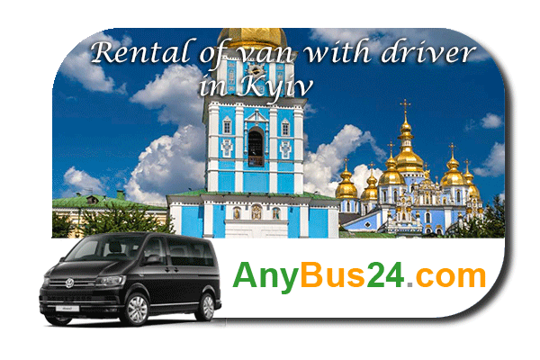 Rental of minibus with driver in Kiev