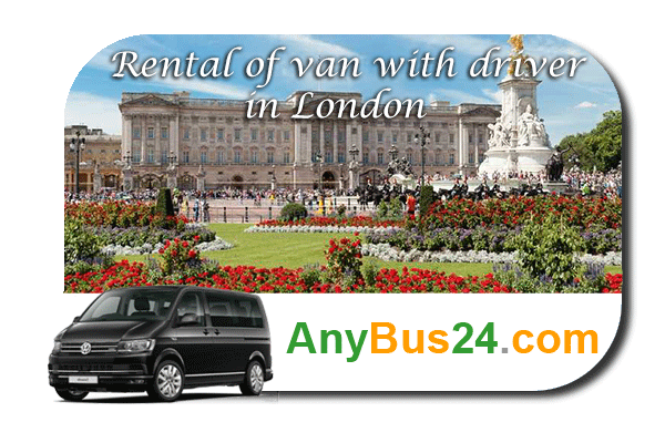 Rental of minibus with driver in London