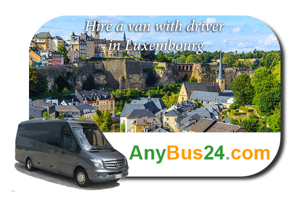 Hire a minibus with driver in Luxembourg