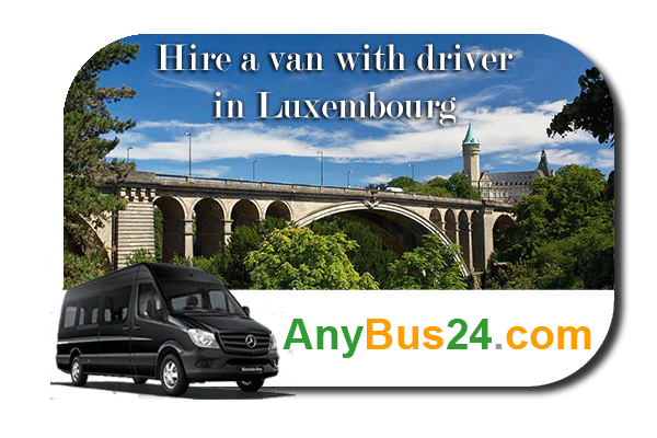 Hire a minibus with driver in Luxembourg