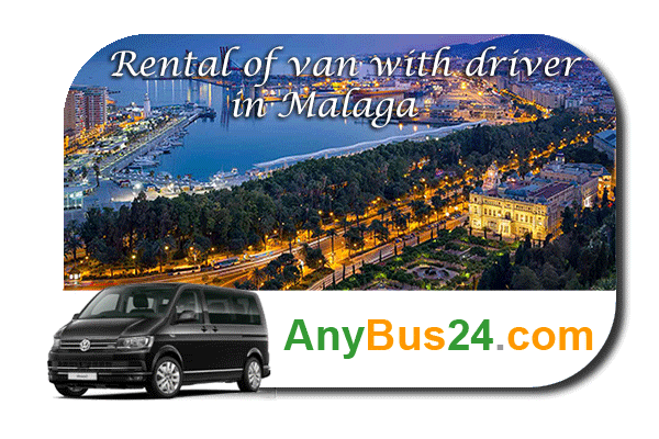 Rental of minibus with driver in Malaga