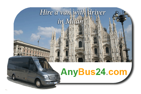 Hire a minibus with driver in Milan