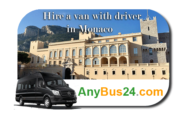 Hire a minibus with driver in Monaco