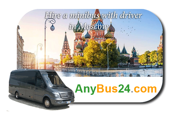 Hire a minibus with driver in Moscow
