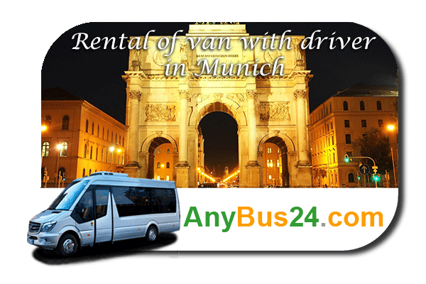 Rental of minibus with driver in Munich