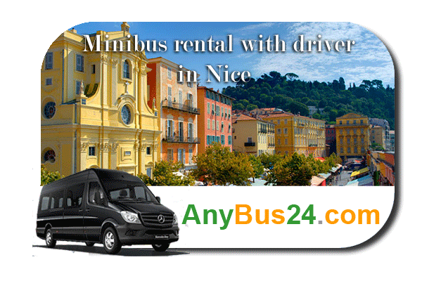 Hire a minibus with driver in Nice