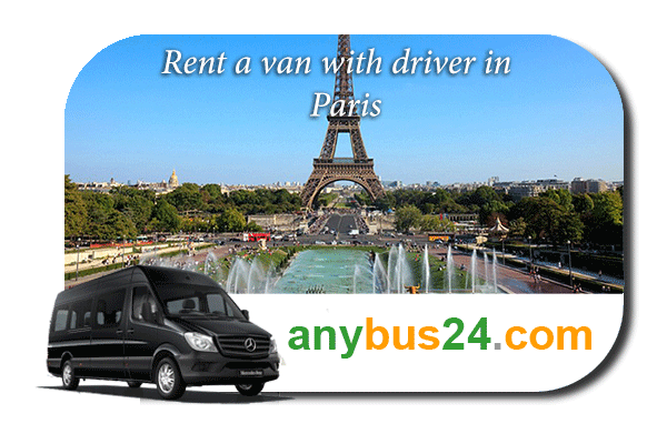 Hire a minibus with driver in Paris