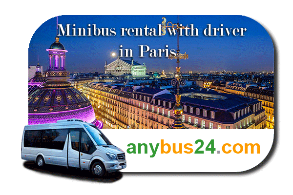 Hire a minibus with driver in Paris