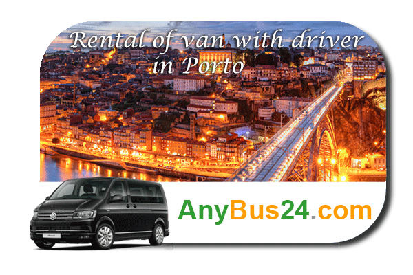 Rental of minibus with driver in Porto