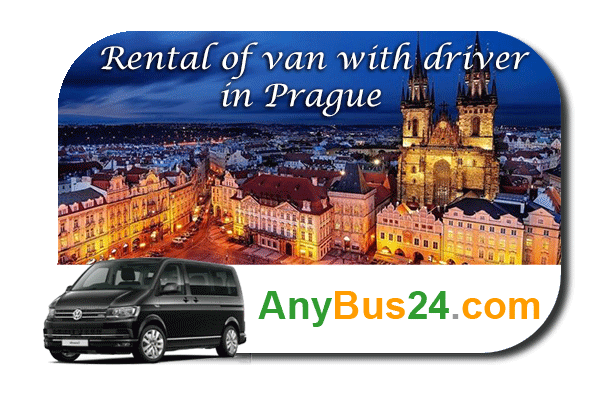 Rental of minibus with driver in Prague