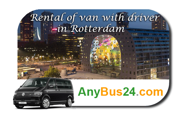 Rental of minibus with driver in Rotterdam