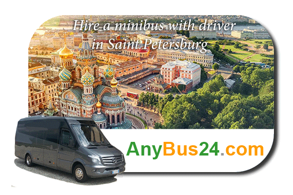 Hire a minibus with driver in Saint Petersburg