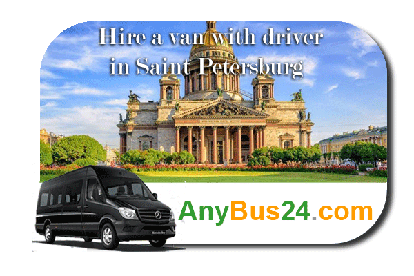 Hire a minibus with driver in Saint Petersburg