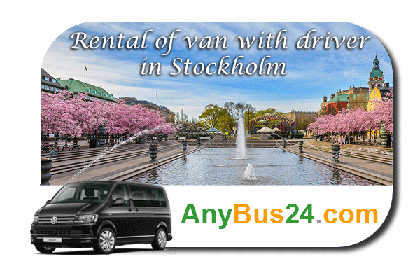 Rental of minibus with driver in Stockholm