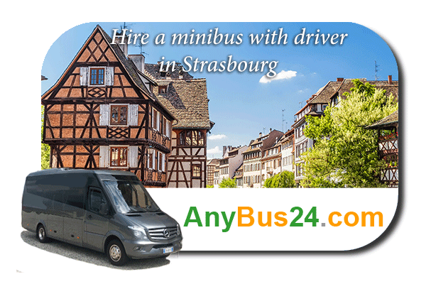 Hire a minibus with driver in Strasbourg