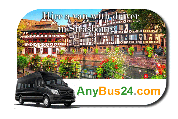 Hire a minibus with driver in Strasbourg