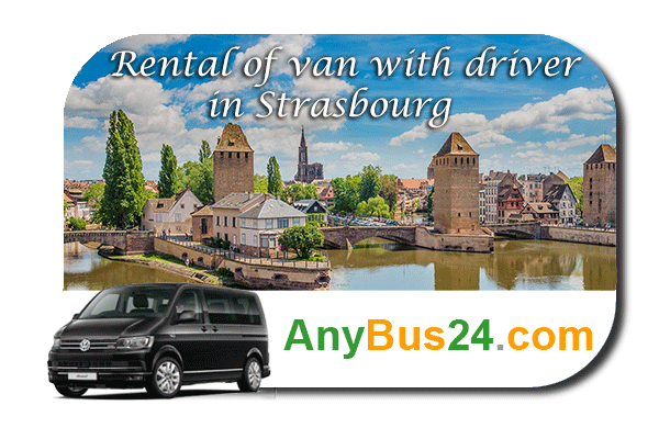 Rental of minibus with driver in Strasbourg