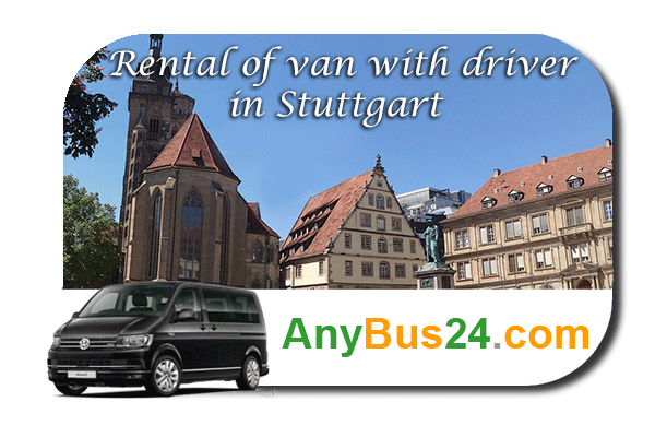 Rental of minibus with driver in Stuttgart