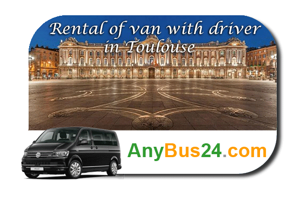 Rental of minibus with driver in Toulouse