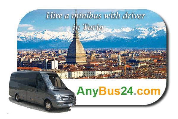 Hire a minibus with driver in Turin