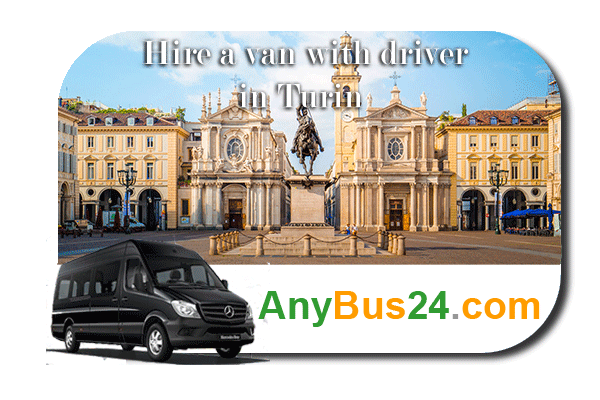 Hire a minibus with driver in Turin