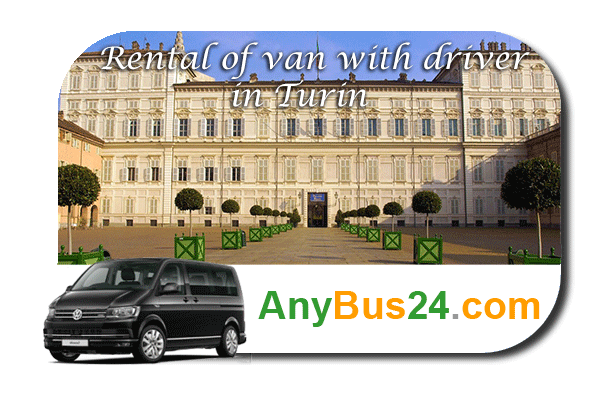 Rental of minibus with driver in Turin