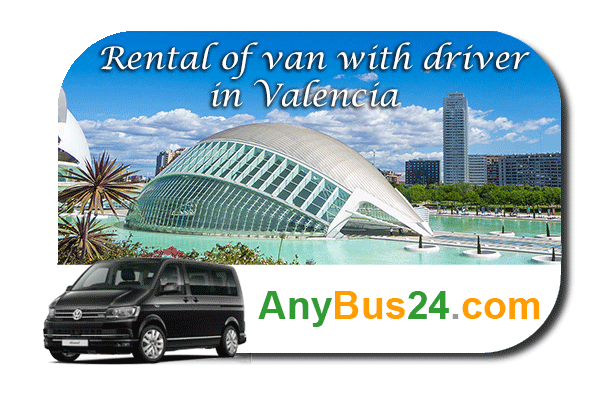 Rental of minibus with driver in Valencia