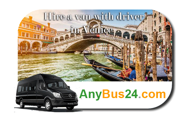 Hire a minibus with driver in Venice