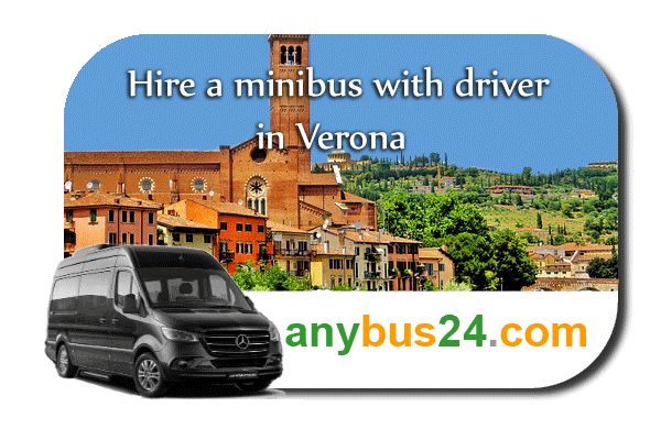 Hire a minibus with driver in Verona