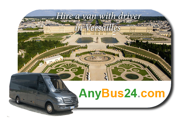 Hire a minibus with driver in Versailles