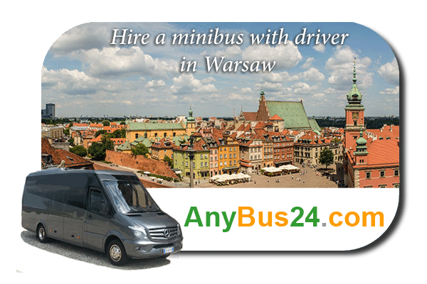 Hire a minibus with driver in Warsaw